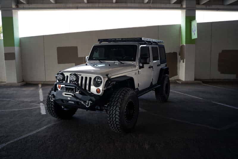 DV8 Offroad — DV8 Offroad 07-18 Jeep Wrangler JK Full-Length Roof Rack - view 2