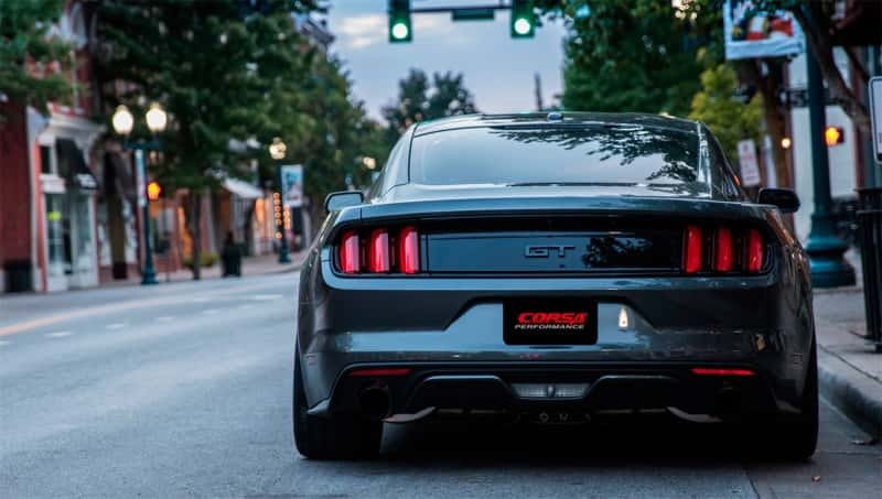CORSA Performance — Corsa 2015-2017 Ford Mustang GT 5.0 3in Cat Back Exhaust Black Dual Tips (Sport)
Exhaust - view 5