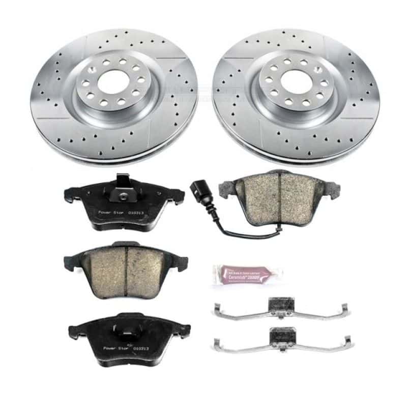 PowerStop — Power Stop 09-11 Volkswagen CC Front Z23 Evolution Sport Brake Kit - view 1