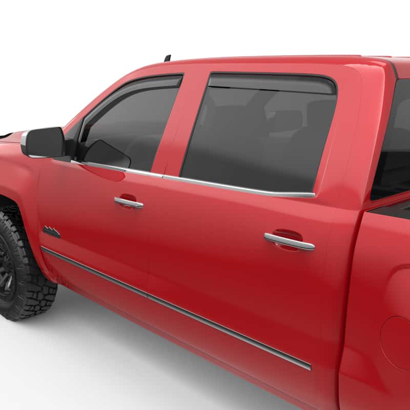 EGR — EGR 14+ Chev Silverado/GMC Sierra Crw Cab In-Channel Window Visors - Set of 4 - Matte (571775)
IN-CHANNEL MATTE 4p
571775-IC4-M - view 3