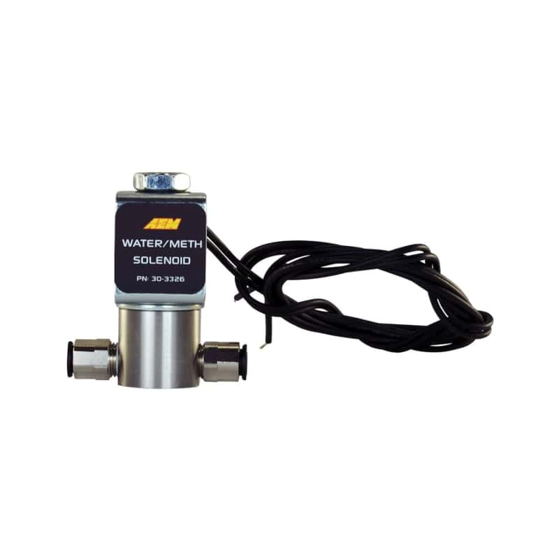 AEM — AEM Water/Methanol Injection System - High-Flow Low-Current WMI Solenoid - 200PSI 1/8in-27NPT In/Out
Water/Methanol
H20 Valve Kit - view 2