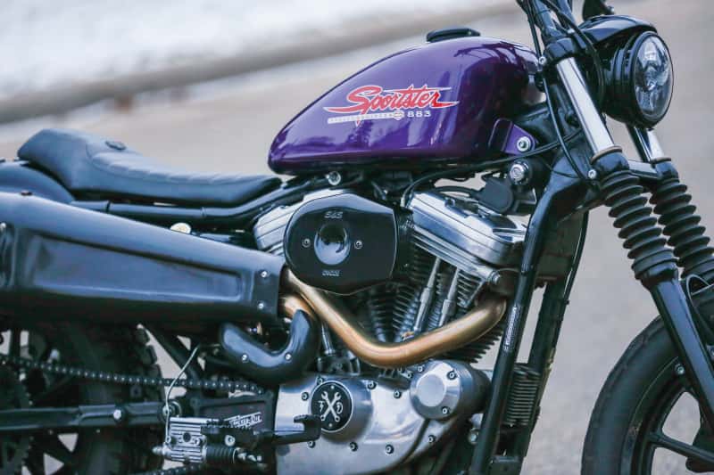 S&S Cycle — S&S Cycle Stealth Applications Tribute Air Cleaner Cover - Gloss Black - view 2