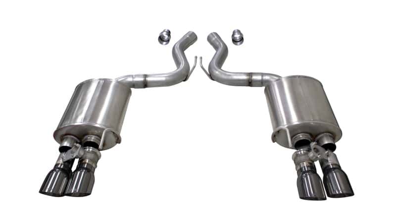 CORSA Performance — Corsa 2018-2023 Ford Mustang GT Fastback 5.0L 3in Sport Axle-Back Exhaust w/ 4in Gunmetal Tips
Exhaust - view 1