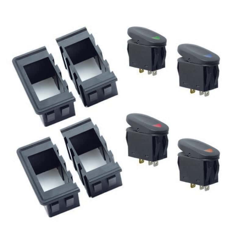 Rugged Ridge — Rugged Ridge Rocker Switch Housing Kit
Toggle Switch Panel
OFFROAD_INTERIOR - view 1