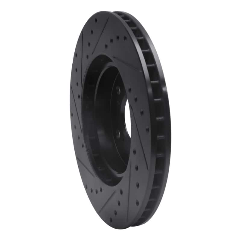 R1 Concepts — R1 05-12 Acura RL Front Right Drilled & Slotted Black Brake Rotor
R1 Brake Rotor Drill - view 4