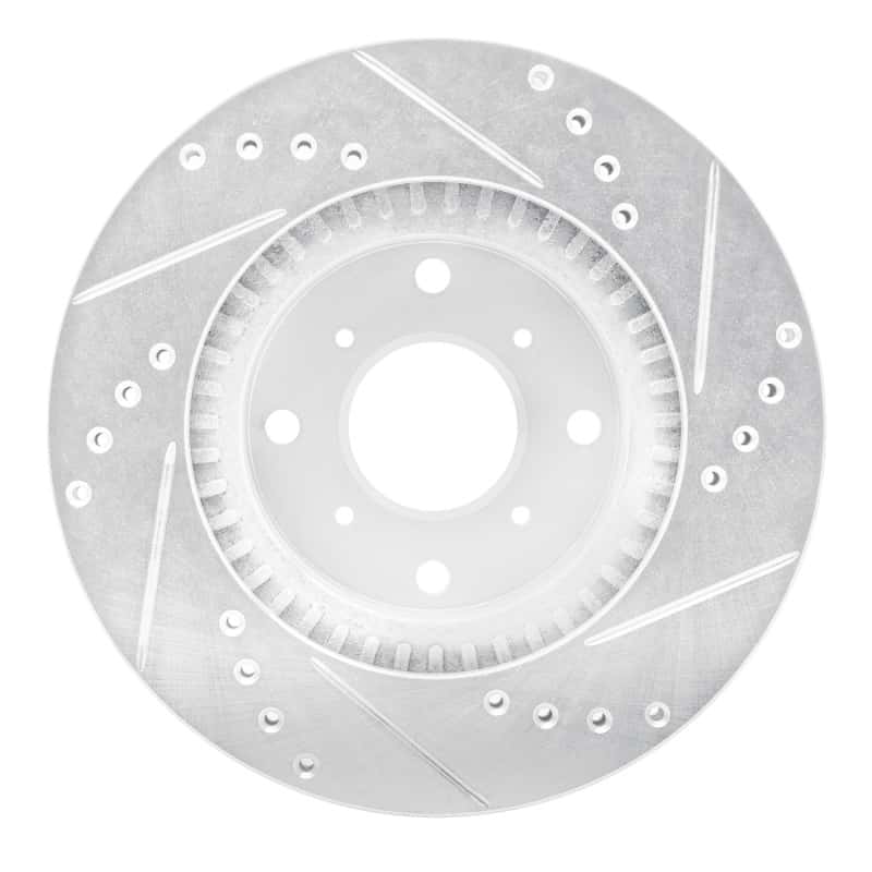 R1 Concepts — R1 87-90 Acura Legend Front Left Drilled & Slotted Silver Brake Rotor
R1 Brake Rotor Drill - view 5