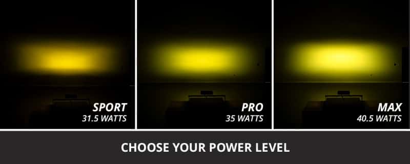 Diode Dynamics — Diode Dynamics SS6 Max Yellow Combo Flush ABL (single) 3000K - view 3