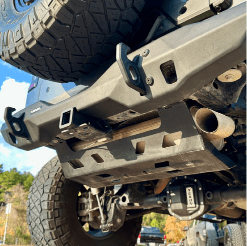 Rival 4x4 — Rival 2018-Present Jeep Wrangler JL  Aluminum Muffler Skid Plate
Muffler Skid Plate - view 1