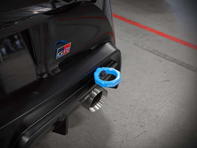aFe — aFe Control Rear Tow Hook Blue 20-21 Toyota GR Supra (A90)
Rear Tow Hook - view 7