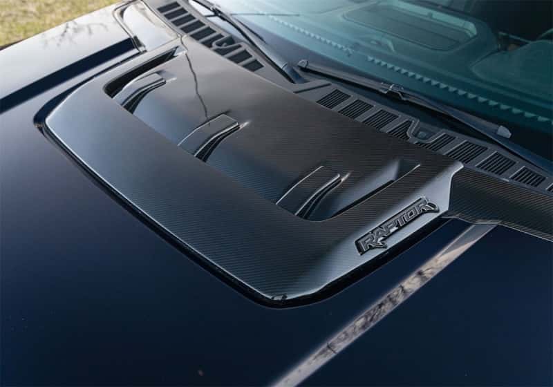 Ford Racing — Ford Racing 21-24 Ford F150 Raptor Carbon Fiber Hood Vent - Gloss
Hood Panel - view 4