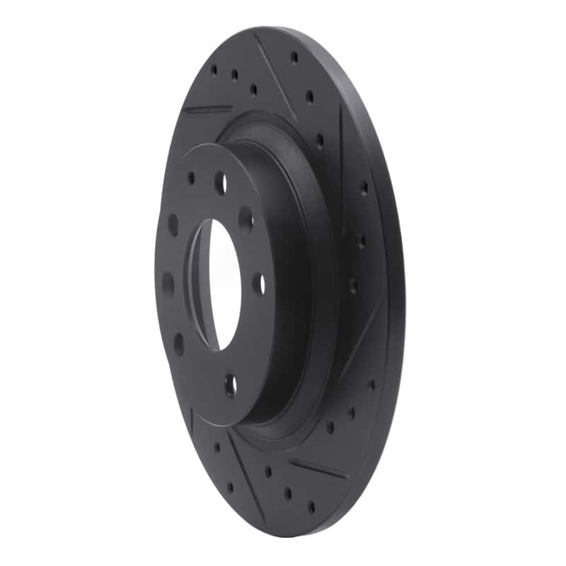 R1 Concepts — R1 98-15 Ford Fusion Rear Right Drilled & Slotted Black Brake Rotor
R1 Brake Rotor Drill - view 2