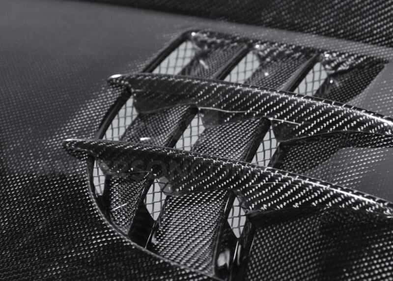 Anderson Composites — Anderson Composites 10-13 Chevy Camaro TTII-Style Carbon Fiber Hood - view 5