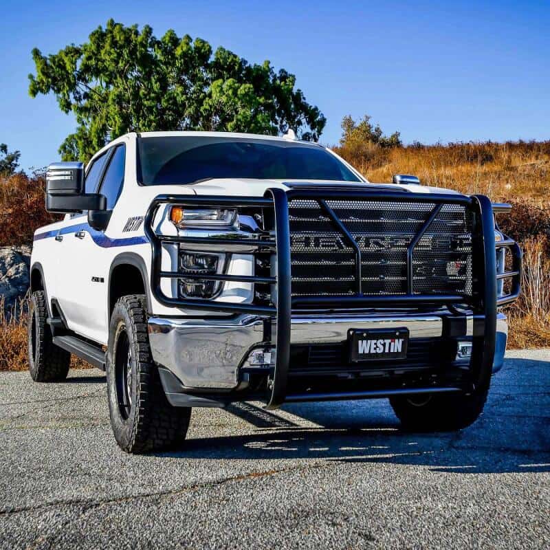 Westin — Westin 2020 Chevrolet Silverado 2500/3500 HDX Grille Guard - Black
Grille Guard - view 7