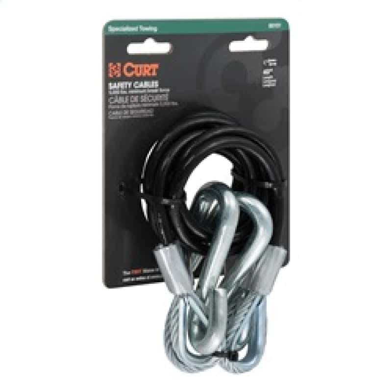 RockJock — RockJock Curt Towing Safety Cable Kit 44 1/2in Long w/ 2 Snap Hooks 5000lbs 2-Pack
Safety Cable - view 7