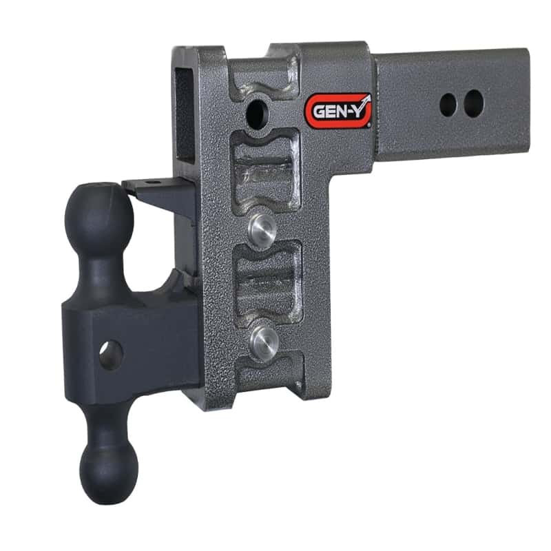 GEN-Y Hitch — Gen-Y Mega Duty 3in Shank 6in Drop 3.5K TW 32K Hitch w/GH-0161 Dual-Ball/GH-0162 Pintle Lock
Drop Hitch - view 1
