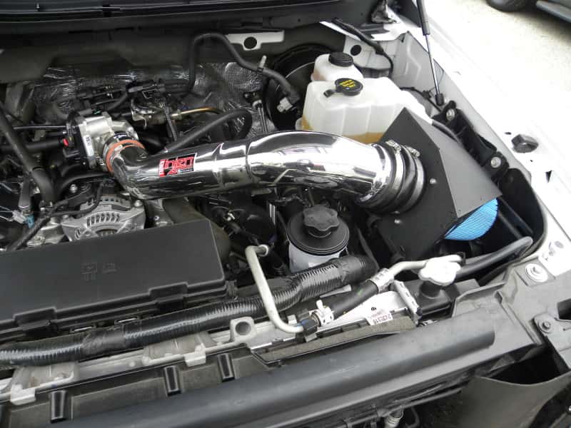 Injen — Injen 09-10 Ford F-150 2 valve V8 4.6L Polished Power-Flow Air Intake System
Short Ram Intake
Air Intake Kit - view 5