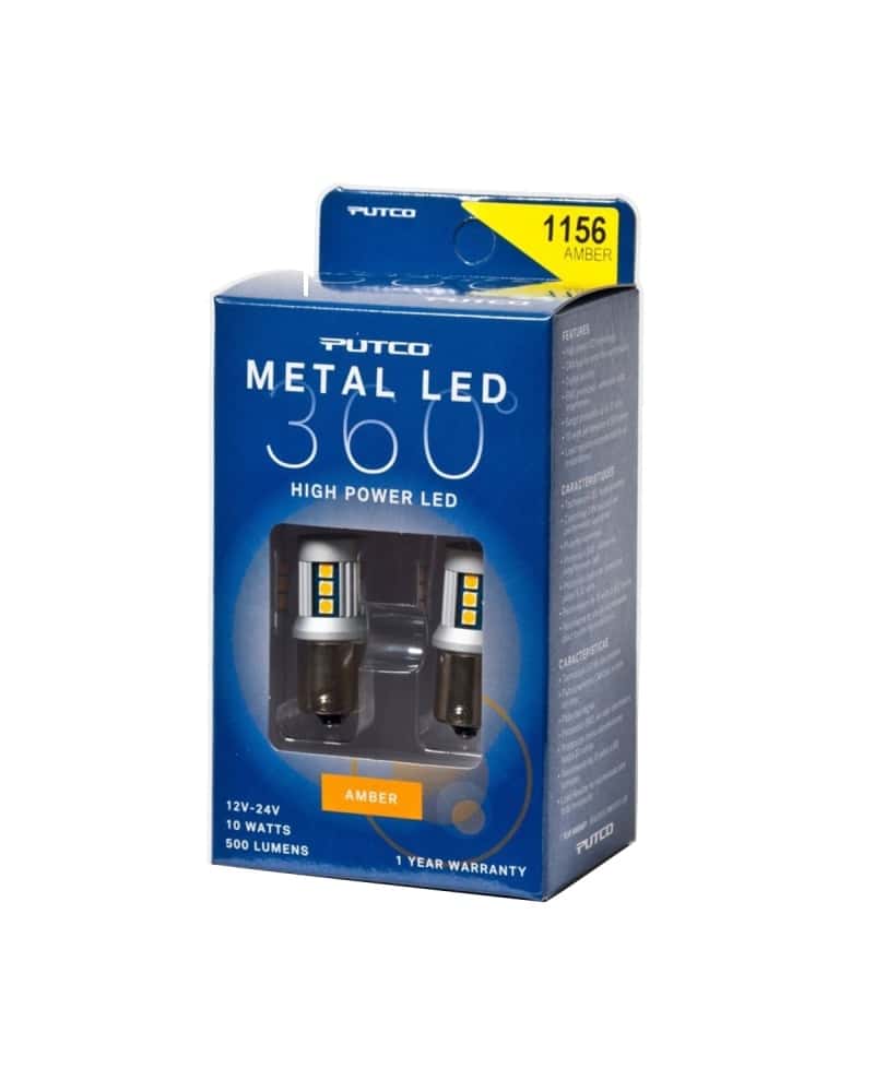 Putco — Putco 3156 - Amber Metal 360 LED
Bulb - view 1