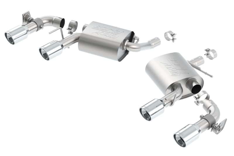 Borla — Borla 2016 Chevy Camaro V6 AT/MT ATAK Rear Section Exhaust w/ Dual Mode Valves
Axle-Back System - view 4