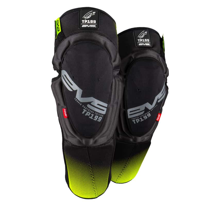 EVS — EVS TP199 Knee/Shin Guard Pair Black/Hi Viz - Large/XL - view 1