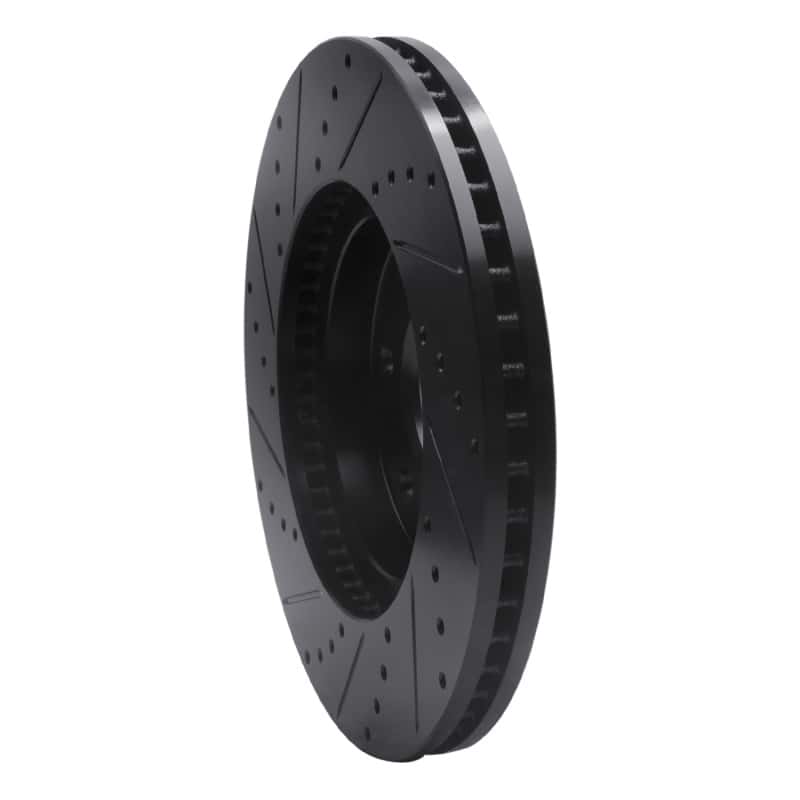 R1 Concepts — R1 06-09 Chevrolet Trailblazer Front Right Drilled & Slotted Black Brake Rotor
R1 Brake Rotor Drill - view 4