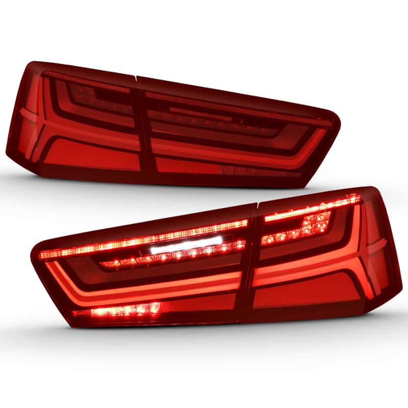 ANZO — ANZO 2012-2018 Audi A6 LED Taillight Black Housing Red/Clear Lens 4 pcs (Sequential Signal)
Tail Light Set
TailLightSet - view 6