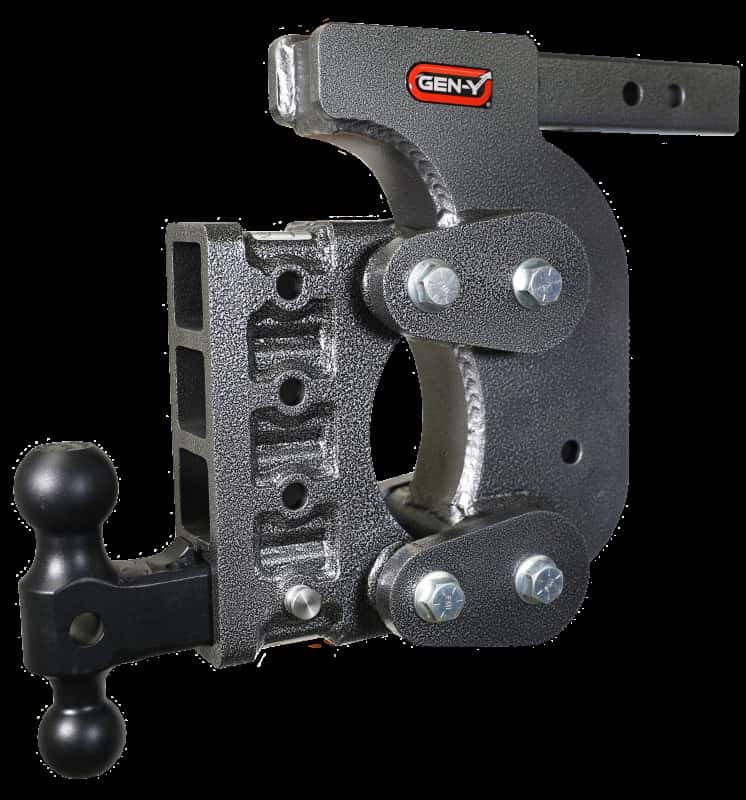 GEN-Y Hitch — Gen-Y The Boss Torsion-Flex 2in Shank 12.5in Drop 16K Hitch w/GH-051 Dual-Ball/Stabilizer Kit
Drop Hitch - view 2
