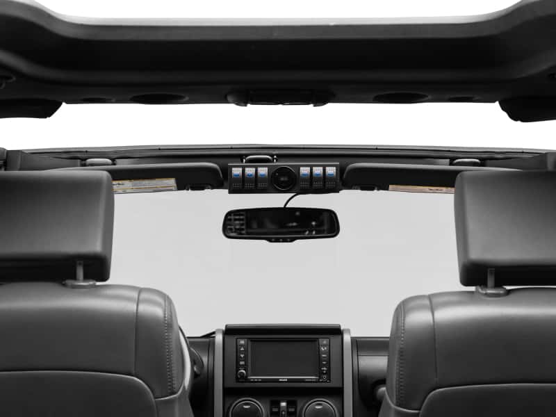 Raxiom — Raxiom 07-18 Jeep Wrangler JK Control Box w/ Switch Panel
Switches - view 3