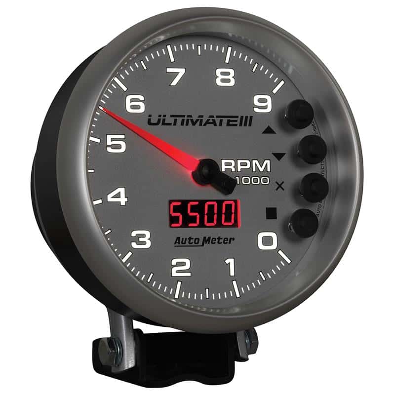 AutoMeter — Autometer 5 inch Ultimate III Playback Tachometer 9000 RPM - Silver
5" ULTIMATE III PLAY - view 7
