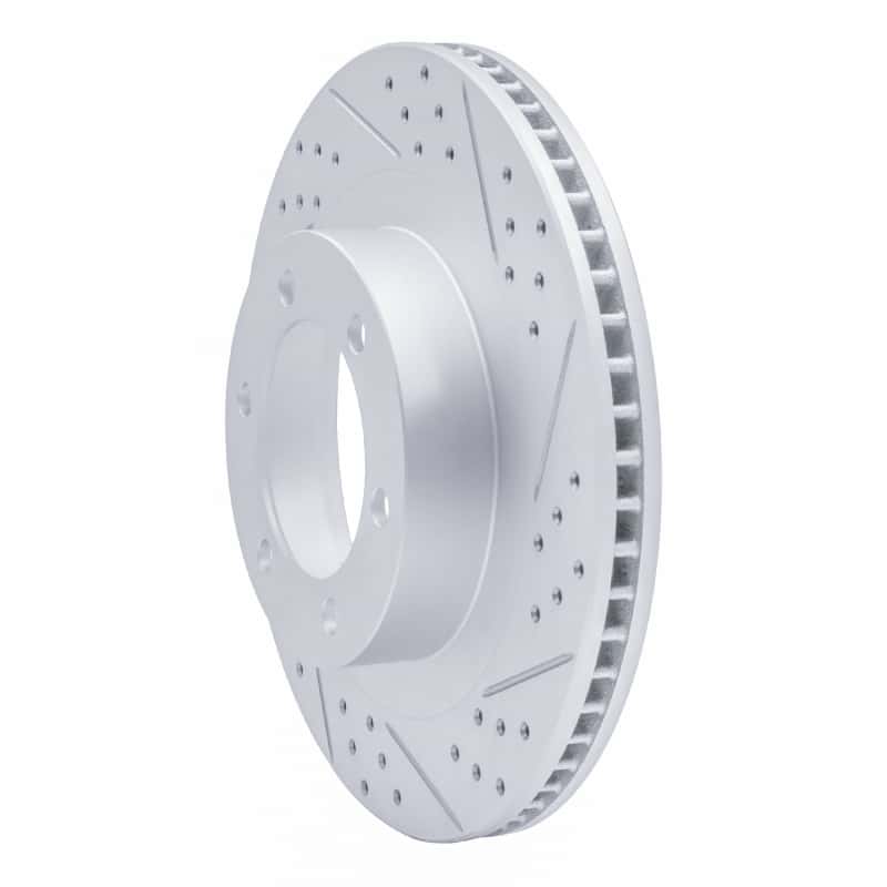 R1 Concepts — R1 03-09 Lexus Gx470 Front Right Drilled & Slotted Geo-Carbon Rotor - view 2