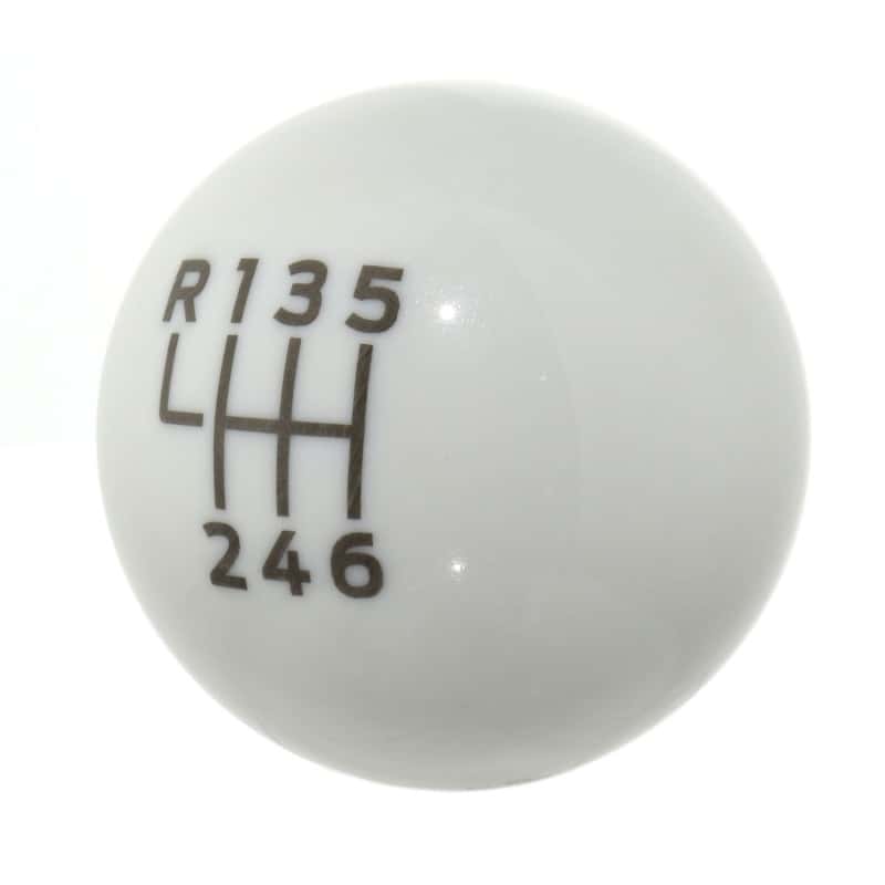 Ford Racing — Ford Racing 15-19 Ford Mustang EcoBoost / GT w/ 6-Speed Manual Transmission Bullitt White Shift Knob
M/TShftKnob - view 3