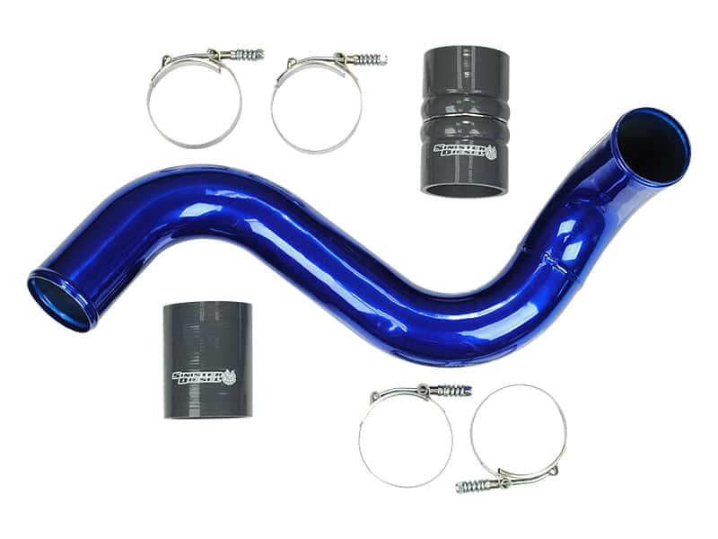 Sinister Diesel — Sinister Diesel 03-07 Ford 6.0L Powerstroke Cold Side Charge Pipe
Intercooler Pipe - view 4