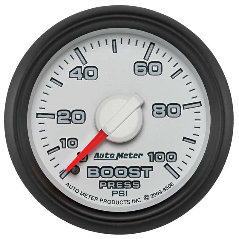 AutoMeter — Autometer Factory Match 52.4mm Mechanical 0-100 PSI Boost Gauges 3 pressure Ranges
2-1/16" BOOST, 0-100 - view 5