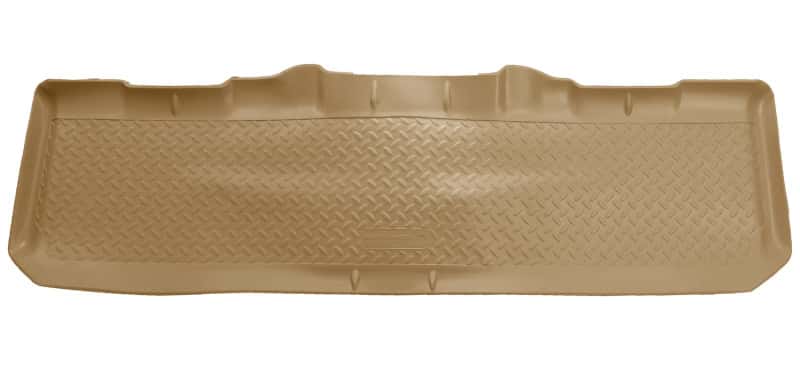 Husky Liners — Husky Liners 99-07 Ford F-250-F-550 Super Duty Crew Cab Classic Style 2nd Row Tan Floor Liners - view 1