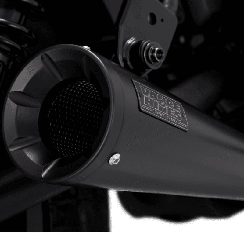 Vance and Hines — Vance & Hines HONDA 17-20 Rebel S/O Black Slip-On Exhaust - view 1