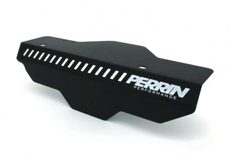 Perrin Performance — PERRIN 02-14 Subaru WRX / 04-21 STI / 08-11 Impreza Pulley Cover - Black - view 1