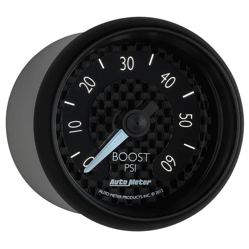 AutoMeter — Autometer GT Series 52mm Mechanical 0-60 psi Boost Gauge
2-1/16" BOOST, 0-60 - view 6