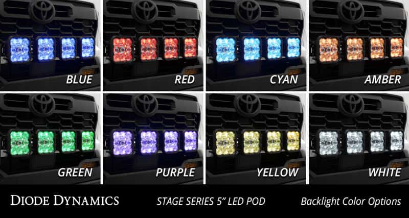 Diode Dynamics — Diode Dynamics 2024 Toyota Tacoma Stage Series Grille Bracket Kit - view 6