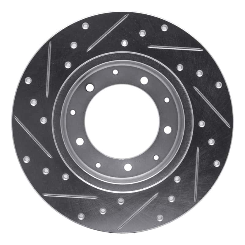 R1 Concepts — R1 74-16 Land Rover Defender (Mexico) Rear Right Drilled & Slotted Silver Brake Rotor
R1 Brake Rotor Drill - view 5