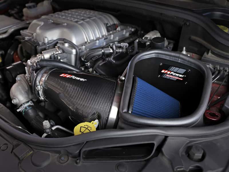 aFe — aFe Track Series Carbon Fiber Pro 5R AIS - 19-20 Jeep Grand Cherokee Trackhawk 6.2L
Track Series Intake - view 9