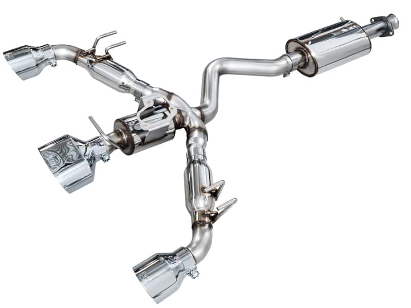 AWE Tuning — AWE 23-24 Toyota GR Corolla Touring Edition Catback Exhaust - Chrome Silver Tips
Touring Catback - view 1