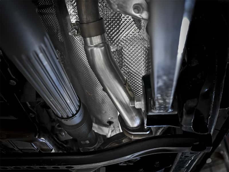 aFe — aFe Twisted Steel 2in Stainless Steel Loop Delete Down-Pipe 2018+ Jeep Wrangler (JL) V6 3.6L
Loop-Delete Downpipe - view 5
