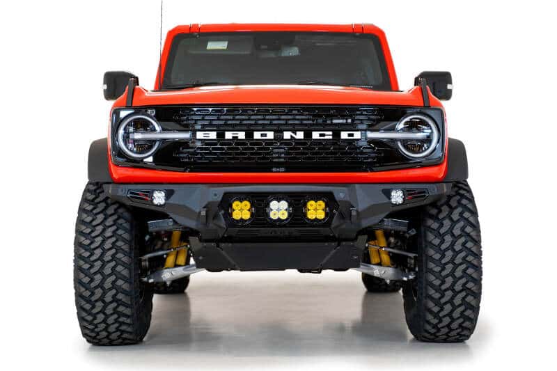 Addictive Desert Designs — Addictive Desert Designs 21-22 Ford Bronco Bomber Front Bumper (w/ 3 Baja Designs LP4 Mounts)
Bumper- Front
Bumpers - view 9
