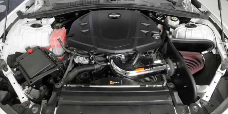 K&N Engineering — K&N 16-17 Chevy Camaro 3.6L Silver Typhoon Short Ram Intake
Performance Air Inta
Air Intake System - view 5