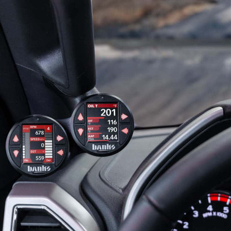 Banks Power — Banks Power 15-20 Ford F150 - iDash Stealth Dual Gauge Pod Kit
iDash Stealth Pod - view 4
