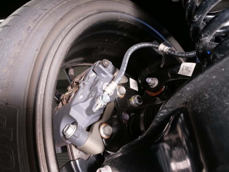 Cusco — Cusco 23-25 Toyota GR Corolla Light Weight Rear Brake Caliper Bracket - Billet Aluminum - view 3