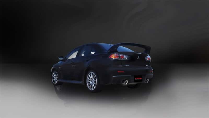 CORSA Performance — Corsa 2008-2015 Mitsubishi Lancer Evolution X Sedan 2.0L Polished Sport Dual Rear Cat-Back Exhaust
Exhaust - view 5