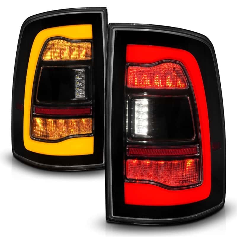 ANZO — ANZO 09-18 Dodge Ram 1500 Sequential LED Taillights Smoke Black w/Switchback Amber Signal
Tail Light Set
TailLightSet - view 3