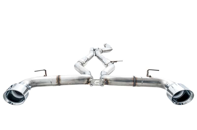 AWE Tuning — AWE Tuning 2020 Toyota Supra A90 Track Edition Exhaust - 5in Chrome Silver Tips
Track Exhaust - view 3