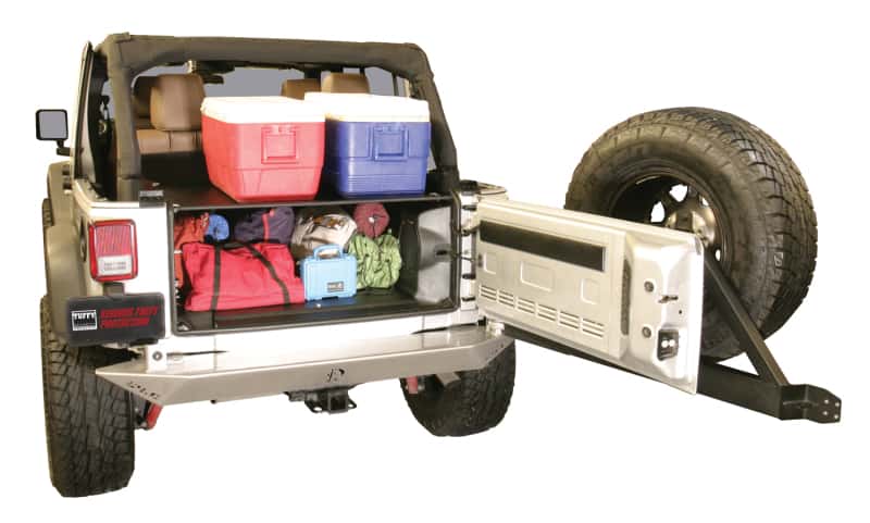 Tuffy Products — Tuffy Jk Unlimited Tailgate Enclosure- Black For 2011+
Cargo Enclosure - view 7