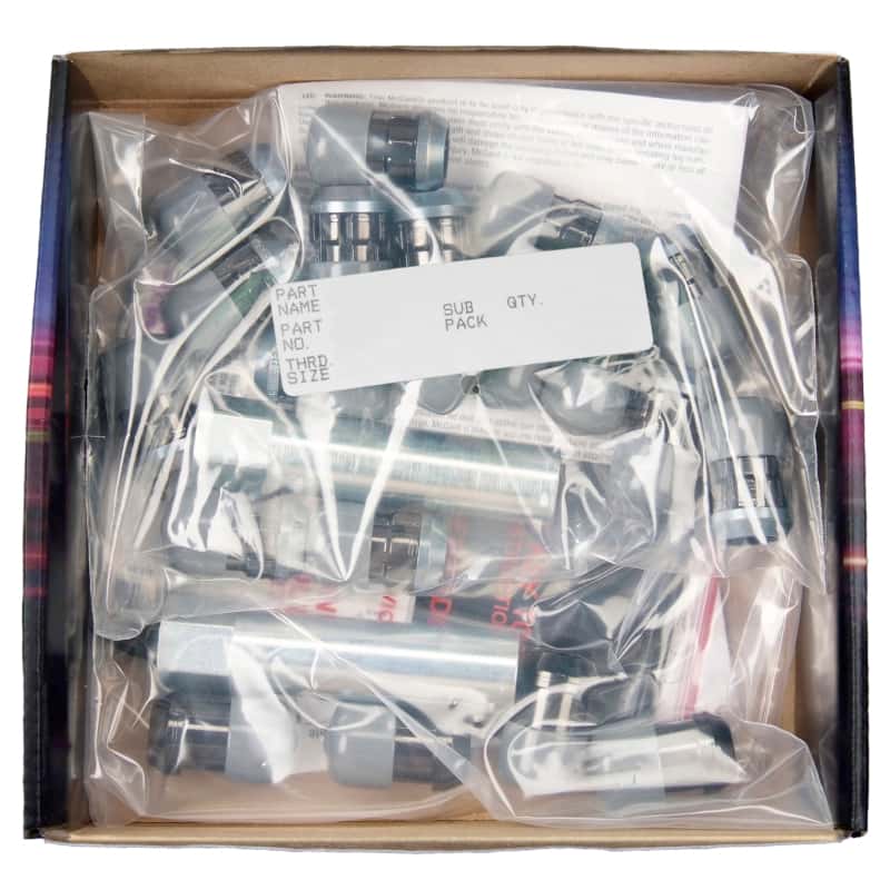 McGard — McGard SplineDrive Tuner 5 Lug Install Kit w/Locks & Tool (Cone) M12X1.5 / 13/16 Hex - Blk - view 6
